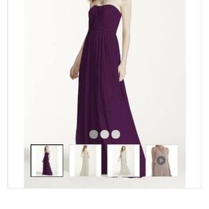 David's Bridal bridesmaid dress